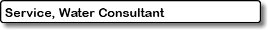 Service, Water Consultant